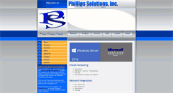 Desktop Screenshot of phillipssolutions.com