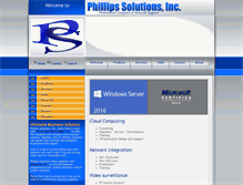 Tablet Screenshot of phillipssolutions.com